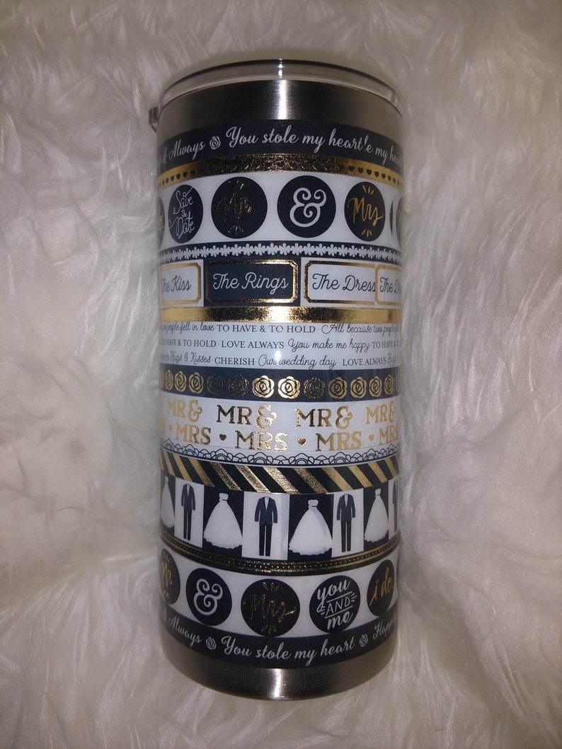 Wedding 20 oz Fatty Hogg Stainless Steel Tumbler Wedding ...