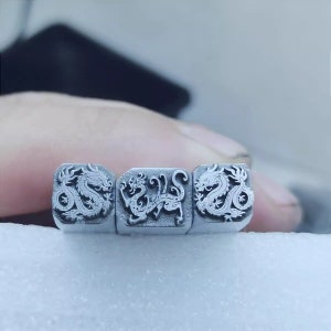 Dragon Monster Totem flower Oriental Steel Punches Jewelry Metal, Leather Stamping Tools Bracelet DIY Craft Tool, Jewelry Making For Gift