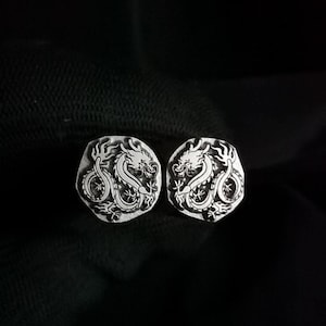 Dragon Monster Totem flower Oriental Steel Punches Jewelry Metal, Leather Stamping Tools Bracelet DIY Craft Tool, Jewelry Making For Gift