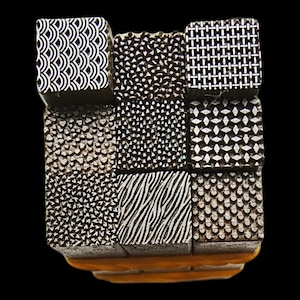 Texture Embossing Engraving Steel Punches Metal Stamp Jewelry Metal, Leather Stamping Tools Bracelet DIY Craft Tool, Jewelry Making For Gift