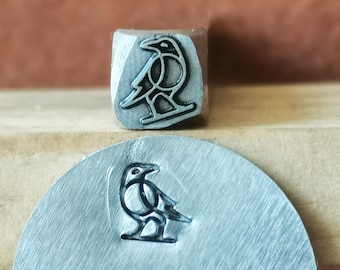 Crow Metal Stamp Raven Stamp Bird Totem Steel Punches Jewelry Metal, Leather Stamping Tool Bracelet DIY Craft Tool, Jewelry Making For Gift