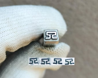 Custom Boho Border Stamp Bohemian Border Punches Jewelry Metal, Leather Stamping Tools Bracelet DIY Craft Tool, Jewelry Making For Gift