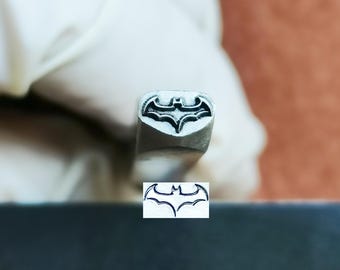 Flying Bat Metal Stamp Animal Steel Punch Jewelry Metal, Leather Stamping Tools Bracelet DIY Craft Tool, Jewelry Making Gift