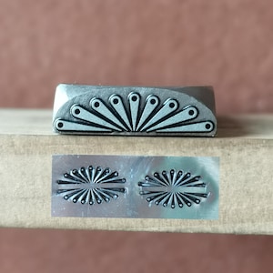 Arrow/feather/texture Indian style Steel Punches Jewelry Metal, Leather Stamping Tools Bracelet DIY Craft Tool,  Jewelry Making For Gift