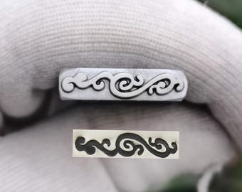 Lucky Letter Stamp Boho style Spiral Steel Punches Jewelry Metal, Leather Stamping Tools Bracelet DIY Craft Tool,Jewelry Making For Gift