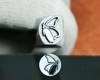 Custom Butterfly Metal Stamp Steel Punch Jewelry Metal Leather Stamping Tool Bracelet DIY Craft Tool, Marking Stamp, Jewelry Making For Gift