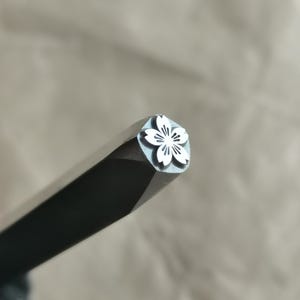 Sakura Stamp flowers Cartoon Steel Punches Jewelry Metal, Leather Stamping Tools Bracelet DIY Craft Tool,  Jewelry Making For Gift