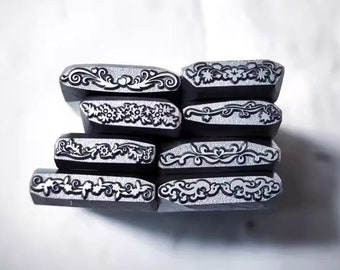 Boho Bohemian flower floral Steel Punches Jewelry Metal, Leather Stamping Tools Bracelet DIY Craft Tool, Jewelry Making For Gift