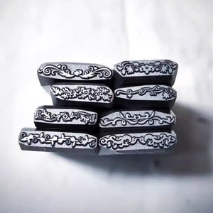 Boho Bohemian flower floral Steel Punches Jewelry Metal, Leather Stamping Tools Bracelet DIY Craft Tool, Jewelry Making For Gift