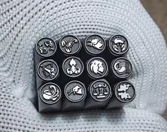 Lot De 3 Tampons Métal Étoiles 3mm 6mm 8mm - Outil Poinçon Acier Carbone Pour Cuir, Bijoux, Bois - Artisanat Précis