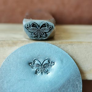 Butterfly Metal Stamp Butterfly Insect Steel Punches Jewelry Metal, Leather Stamping Tools Bracelet DIY Craft Tool,  Jewelry Making For Gift
