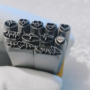 Hart/golf/liefde/Cartoon Staal Ponsen Sieraden Metaal, leer Stempelen Gereedschap Armband DIY Craft Tool, sieraden maken voor cadeau
