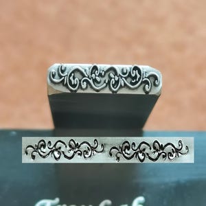 Boho Bohemian style Spiral Floral flower Steel Punches Jewelry Metal, Leather Stamping Tools Bracelet DIY Craft Tool,Jewelry Making For Gift