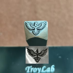 Phoenix Metal Stamp Bird Totem Oriental Steel Punches Jewelry Metal, Leather Stamping Tools Bracelet DIY Craft Tool, Jewelry Making For Gift