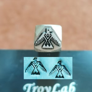Eagle/Thunderbird Metal Stamp Indian Navajo Inspired Steel Punch Jewelry Metal, Leather Stamping Tool Bracelet DIY Tool, Jewelry Making Gift