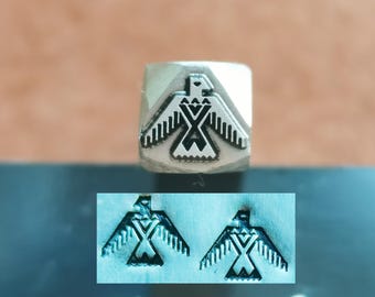 Eagle/Thunderbird Metal Stamp Indian Navajo Inspired Steel Punch Jewelry Metal, Leather Stamping Tool Bracelet DIY Tool, Jewelry Making Gift