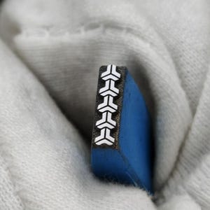Bohemian Texture Metal Stamp Boho style Steel Punches Jewelry Metal, Leather Stamping Tools Bracelet DIY Craft Tool, Jewelry Making For Gift