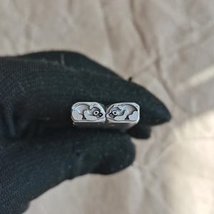 Lovely Panda animals cartoon texture Steel Punches Jewelry Metal, Leather Stamping Tools Bracelet DIY Craft Tool, Jewelry Making For Gift