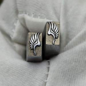Wing Metal Stamp Angel Wing Texture Steel Punch Texture Jewelry Metal, Leather Stamping Tool Bracelet DIY Craft Tool,Jewelry Making For Gift