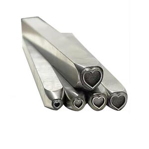 Liefde/hartstempel Valentijn Stalen Ponsen Paar Sieraden Metaal, leer Stempelen Gereedschap Armband DIY Craft Tool, sieraden maken voor cadeau