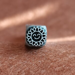 Zon, zonneschijn, glimlach, zonnebloem, staal stoten sieraden metaal, leer stempelen gereedschap armband doe-het-zelf gereedschap, sieraden maken voor cadeau