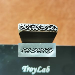 Boho Bohemian style Spiral Floral flower Steel Punches Jewelry Metal, Leather Stamping Tools Bracelet DIY Craft Tool,Jewelry Making For Gift