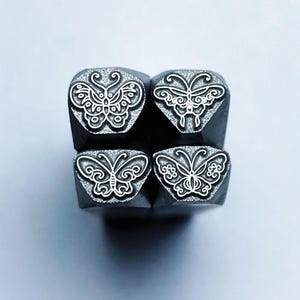 Butterfly/Insect Steel Punches Jewelry Metal, Leather Stamping Tools Bracelet DIY Craft Tool,  Jewelry Making For Gift