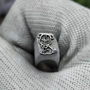 Dog Animal Stamp Puppy Totem Oriental Steel Punches Jewelry Metal, Leather Stamping Tools Bracelet DIY Craft Tool, Jewelry Making For Gift