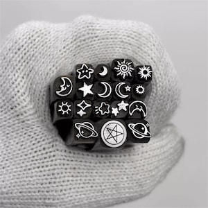 Zon/Maan/Ster Staal Stoten Sieraden Metaal, leer Stempelen Gereedschap Armband DIY Craft Tool, sieraden maken voor cadeau
