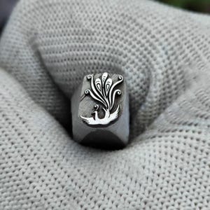 Phoenix phenix bird Totem Oriental Steel Punches Jewelry Metal, Leather Stamping Tools Bracelet DIY Craft Tool, Jewelry Making For Gift