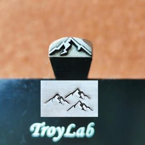 Mountain Texture Metal Stamp Oriental Steel Punches Jewelry Metal, Leather Stamping Tools Bracelet DIY Craft Tool, Jewelry Making For Gift