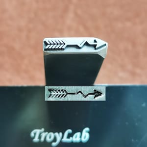 Arrow/feather/texture Indian style Steel Punches Jewelry Metal, Leather Stamping Tools Bracelet DIY Craft Tool,  Jewelry Making For Gift