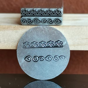 Boho Bohemian style Spiral Floral flower Steel Punches Jewelry Metal, Leather Stamping Tools Bracelet DIY Craft Tool,Jewelry Making For Gift