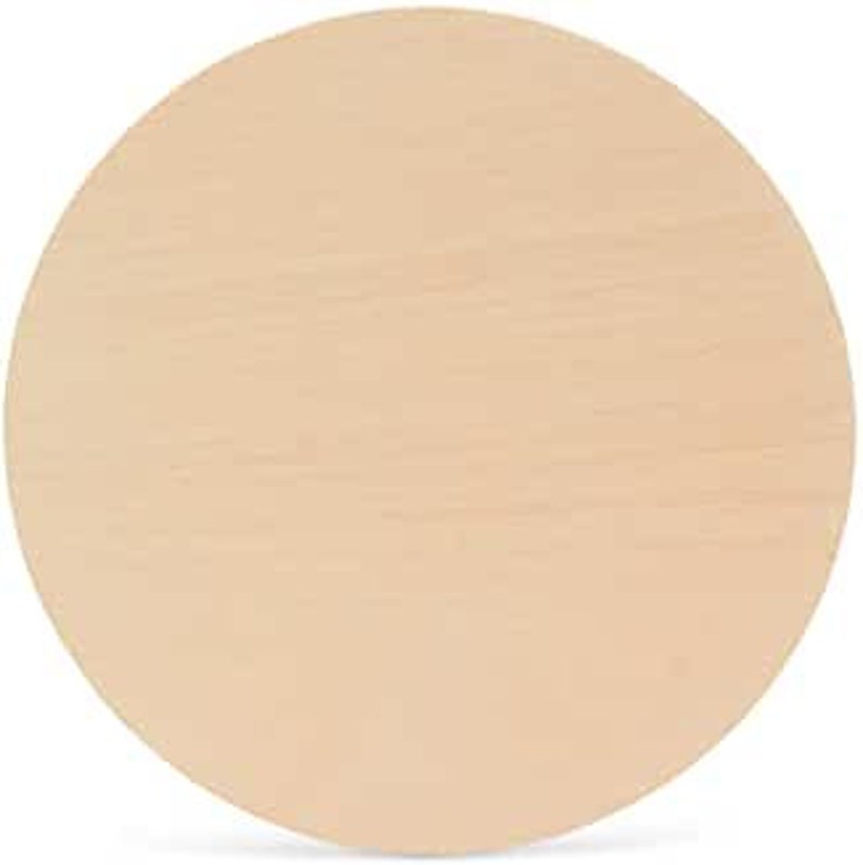 Wood Circle Unfinished Premium MDF* Wood *cut to order *Pick Your Size Package of 1 18 Inch Thick