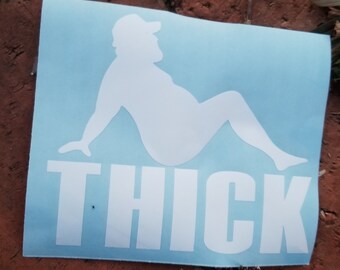 SEXY THICK GUY decal