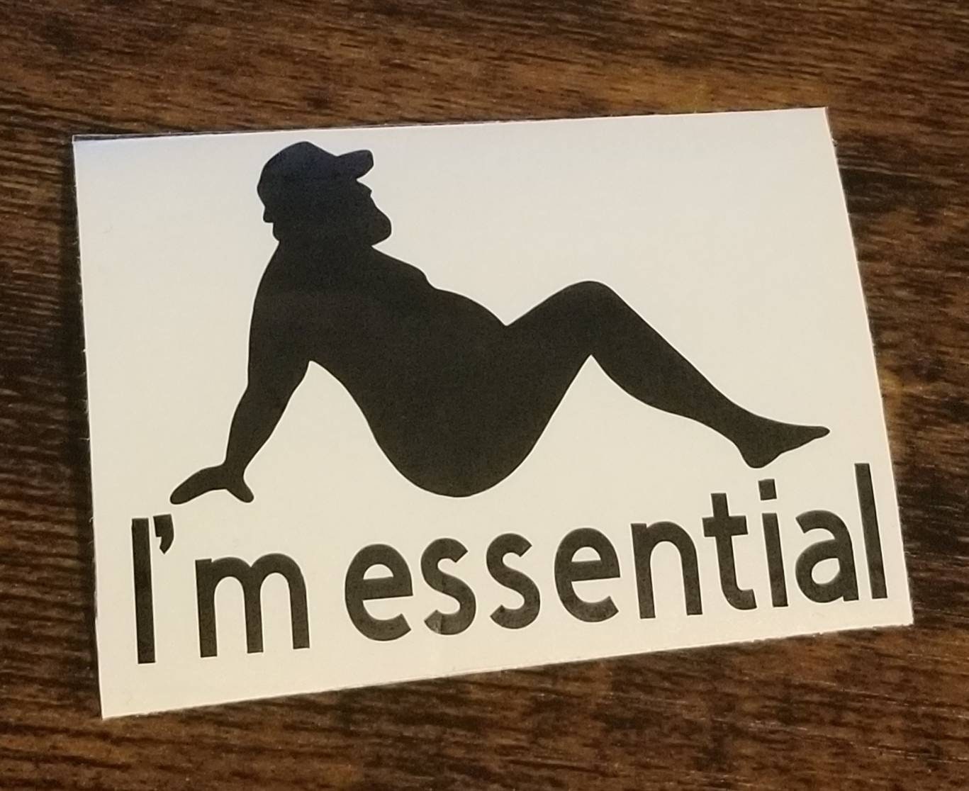 I'm Essential Decal - Etsy
