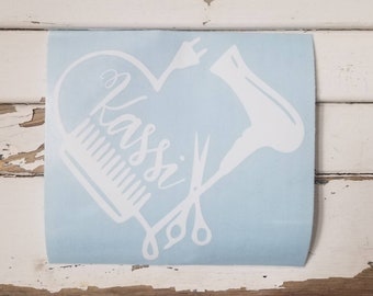 Personalized cosmetology decal