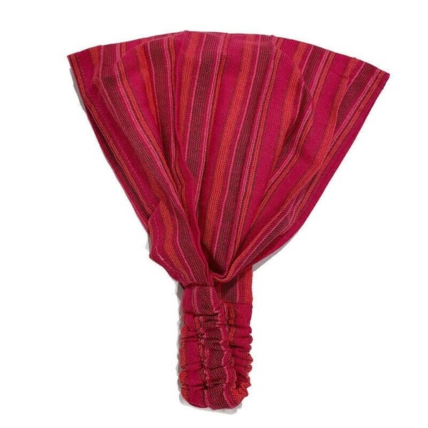 Bandeaux bohèmes femmes | Bandeaux hippie pour hommes | Bandana large pour cheveux | Wrap pour cheveux d'infirmière | rayé rose vif |  | Idées cadeaux de Noël