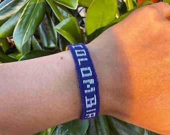 Colombia Flag Bracelet Woven Yellow Blue Red World Cup Soccer Fan Jewelry Gift