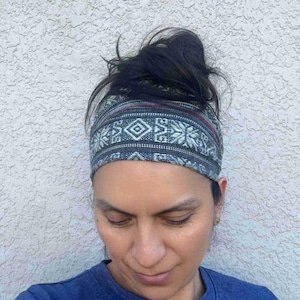 EXTRA LARGE Boho Wide Headband for Women and Men