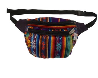 Valentines Day Gift Festival Hip Bag |  Fanny Pack | Hip Pouch | Purple Colorful | Waist Bag