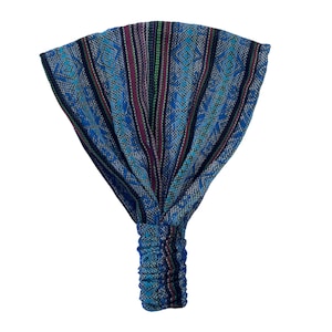 Vivid Sky Blue Stretchy Wide Boho Yoga Headband One Size, Stocking Stuffer