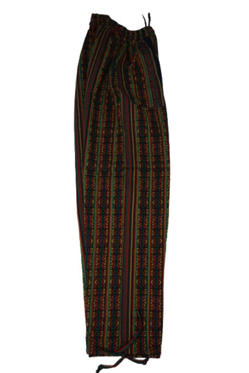 Loungewear Dames Rasta Geweven Boho Pants Size XL Hippie | Etsy