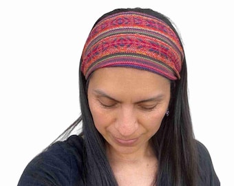 Boho Headband, Wide Woven Hairband, 20 colors, Hair Accessories, One Size