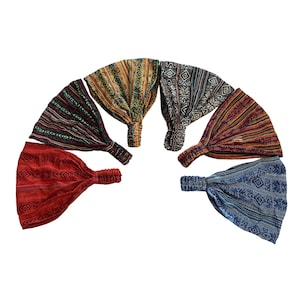 Wide Boho Headband | Set of Boho Headbands | Hairband for Nurses | Hippie Headband | Gift for Her or Him | Stocking Stuffers