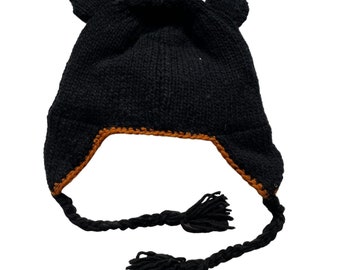 帽子 Basics bear beanie Black M BASICKS | Bear Beanie - black – FAB4 ONLINE STORE