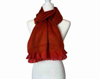 Alpaca Scarves for Women and Men, Cozy Winter Accessory, Soft Sustainable Gift, Various Colors