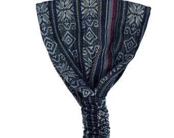 Dust Gray Beige Hippie Headband for Women and Men, One Size