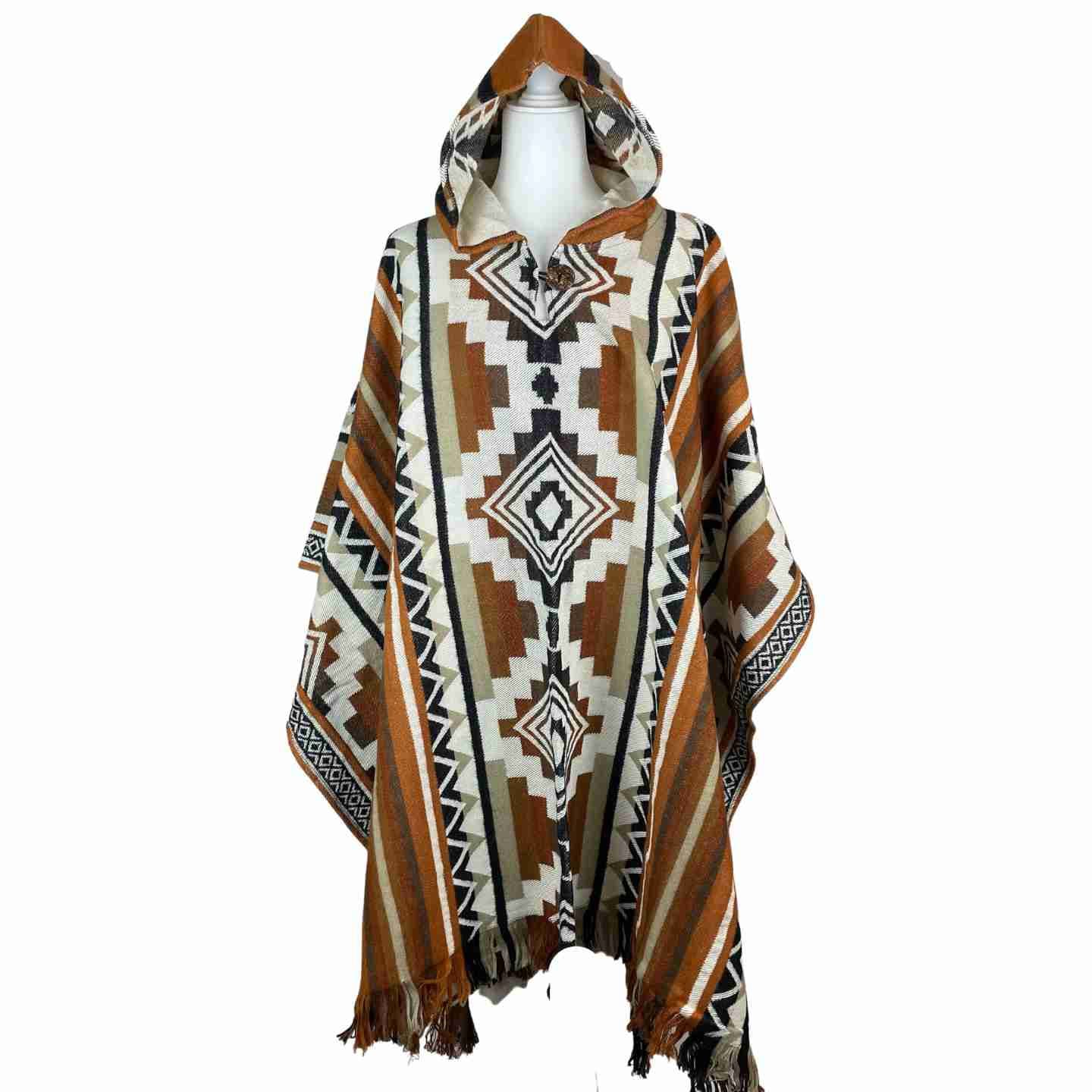 Indian poncho hoodie deals