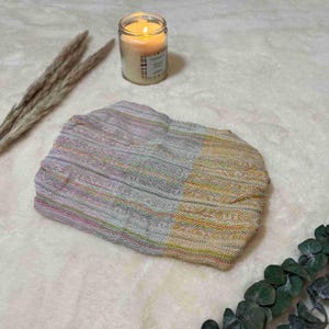 Diademas anchas, suaves y elásticas estilo hippie boho para mujeres y hombres / Bandas para el cabello boho de algodón / Pañuelo para la cabeza de yoga / Arcoíris verde albahaca Whispering skies